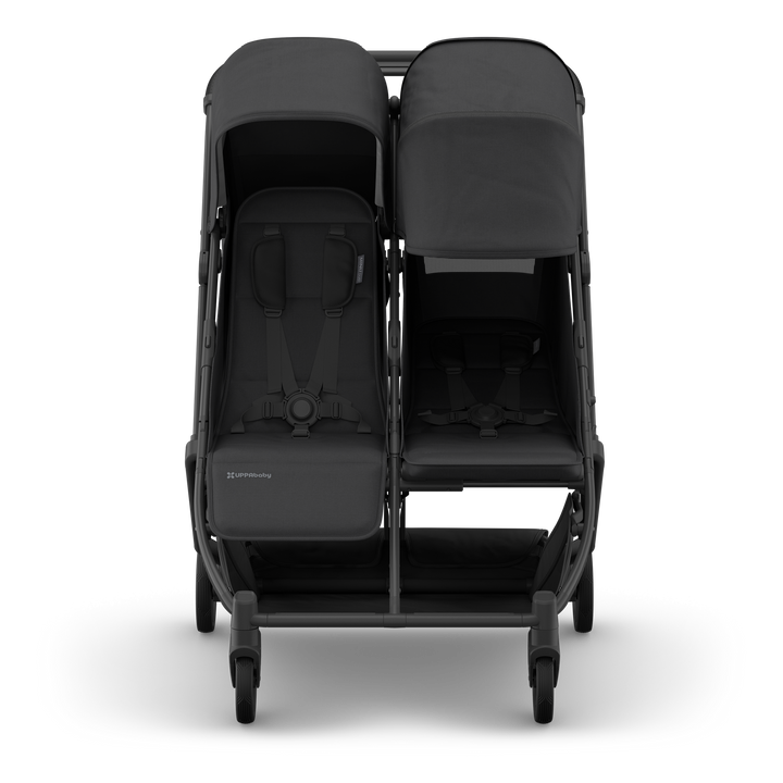 UPPAbaby MINU Duo - Charcoal/Carbon/Black Leather