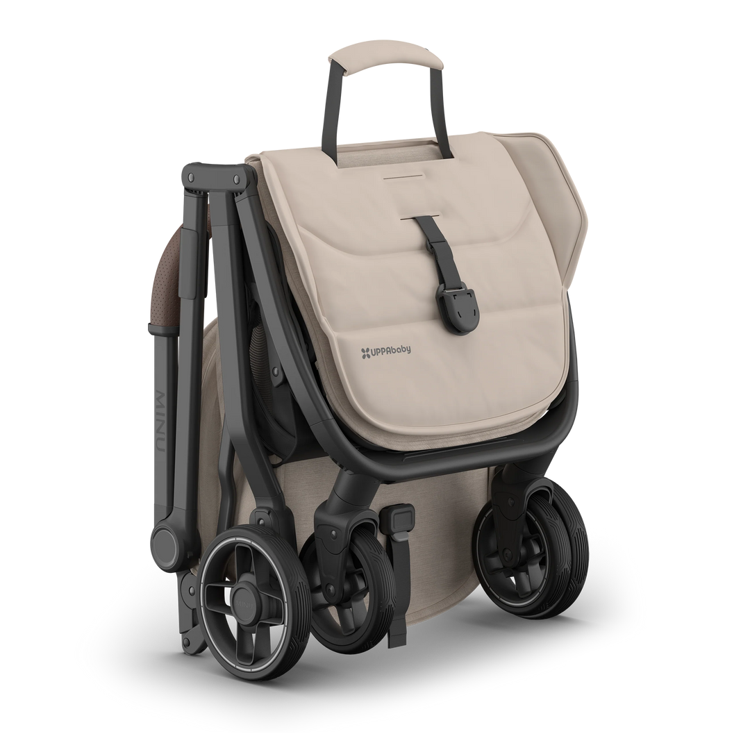 UPPAbaby Minu V3 Stroller - Ada (Sandstone/Chestnut leather)