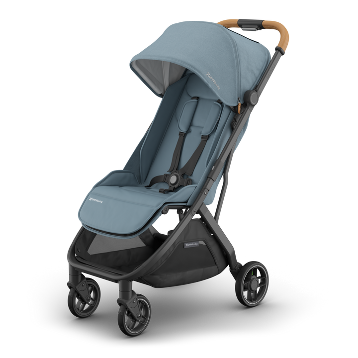 UPPAbaby - MINU V3 Stroller - Dillan (Blue/Carbon/ Sand Leather)