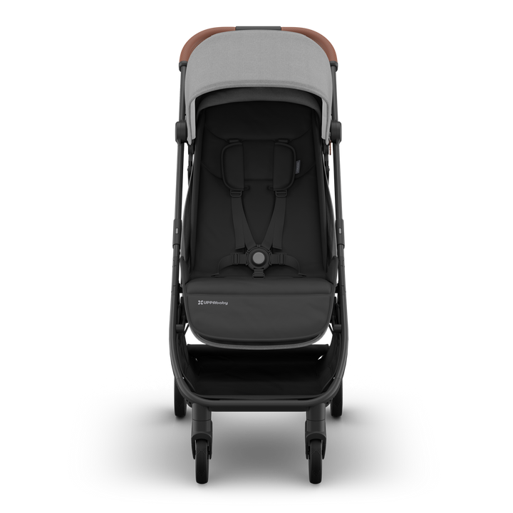 UPPAbaby - MINU V3 Stroller - Greyson (Charcoal/Carbon/ Saddle leather)