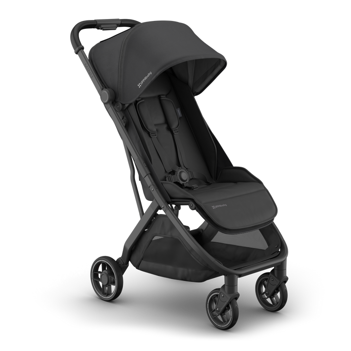 UPPAbaby - MINU V3 Stroller - Jake (Charcoal/Carbon/ Black leather)