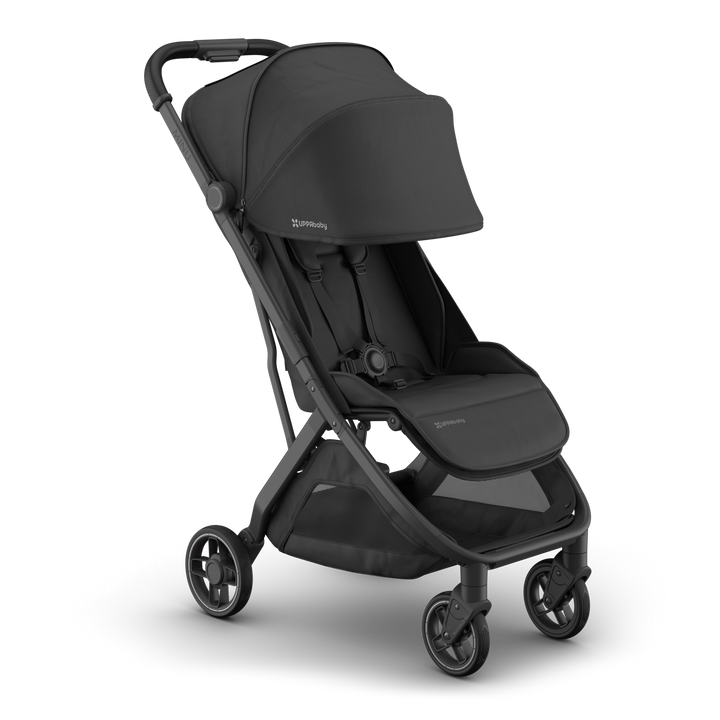 UPPAbaby - MINU V3 Stroller - Jake (Charcoal/Carbon/ Black leather)