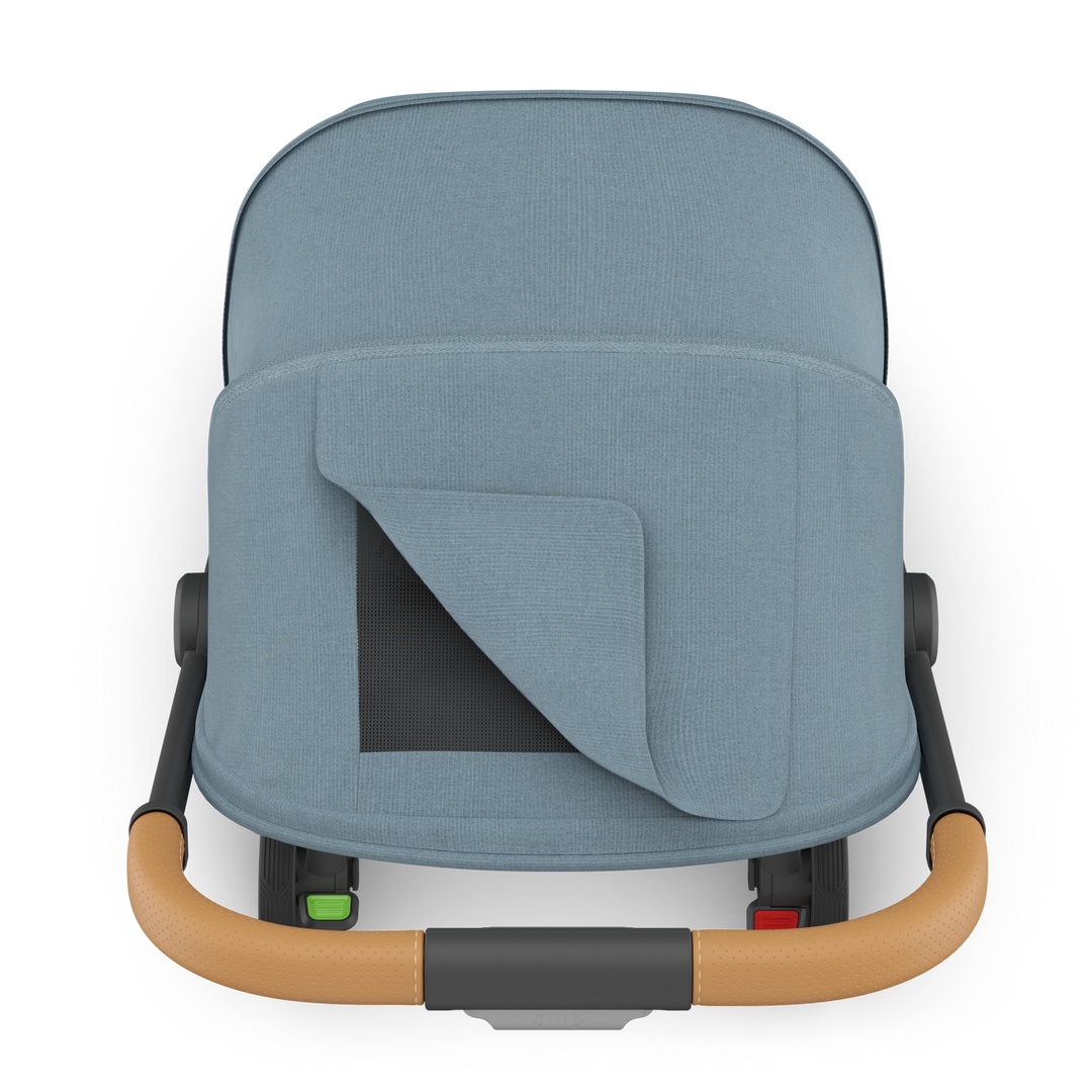 UPPAbaby - MINU V3 Stroller - Dillan (Blue/Carbon/ Sand Leather)