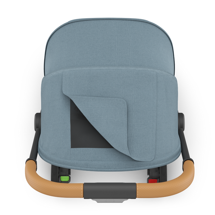 UPPAbaby - MINU V3 Stroller - Dillan (Blue/Carbon/ Sand Leather)