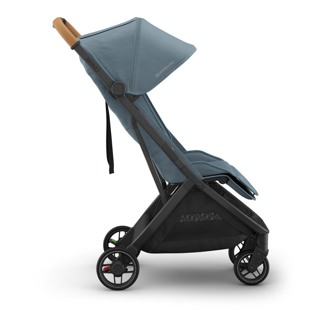 UPPAbaby - MINU V3 Stroller - Dillan (Blue/Carbon/ Sand Leather)