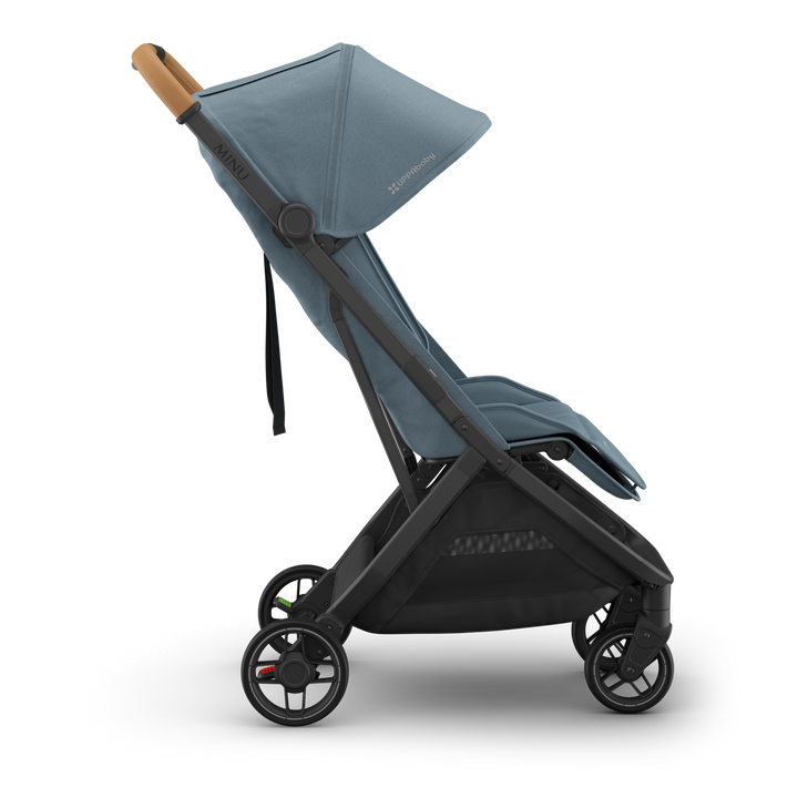 UPPAbaby - MINU V3 Stroller - Dillan (Blue/Carbon/ Sand Leather)