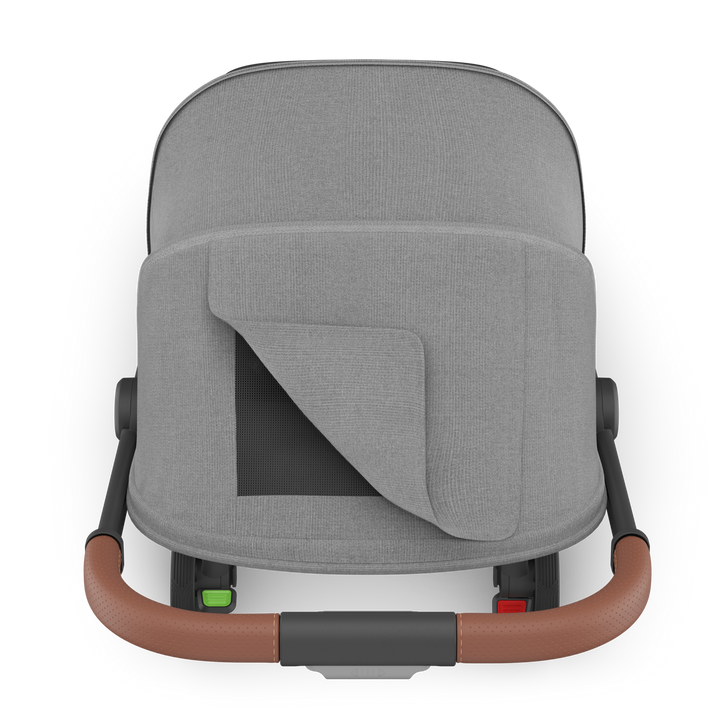 UPPAbaby - MINU V3 Stroller - Greyson (Charcoal/Carbon/ Saddle leather)
