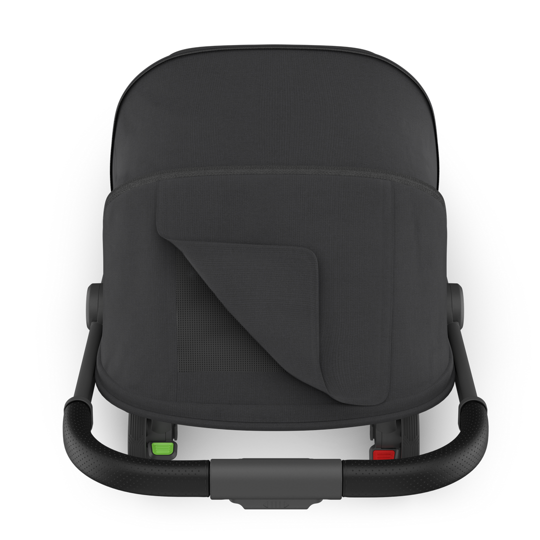 UPPAbaby - MINU V3 Stroller - Jake (Charcoal/Carbon/ Black leather)