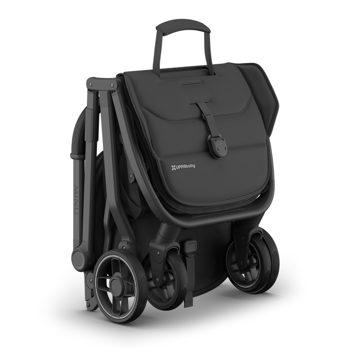 UPPAbaby - MINU V3 Stroller - Jake (Charcoal/Carbon/ Black leather)