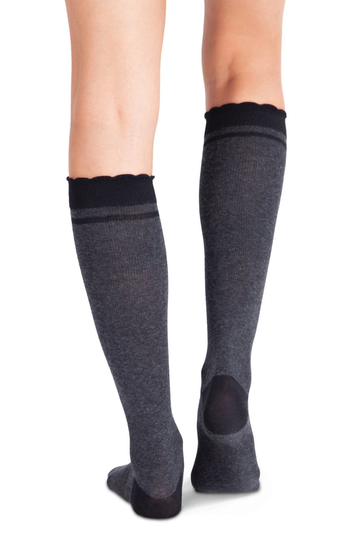 Compression Socks 15-20mmHg  Size2(Shoe size 8-11) - Charcoal