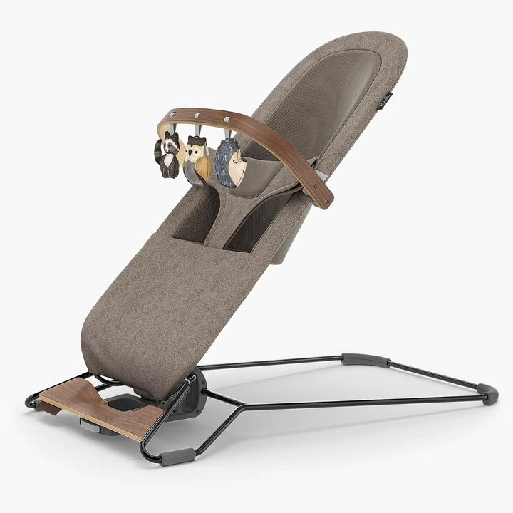 UPPAbaby Mira Bouncer Forest Fun Toy Bar – Grey | Walnut Wood