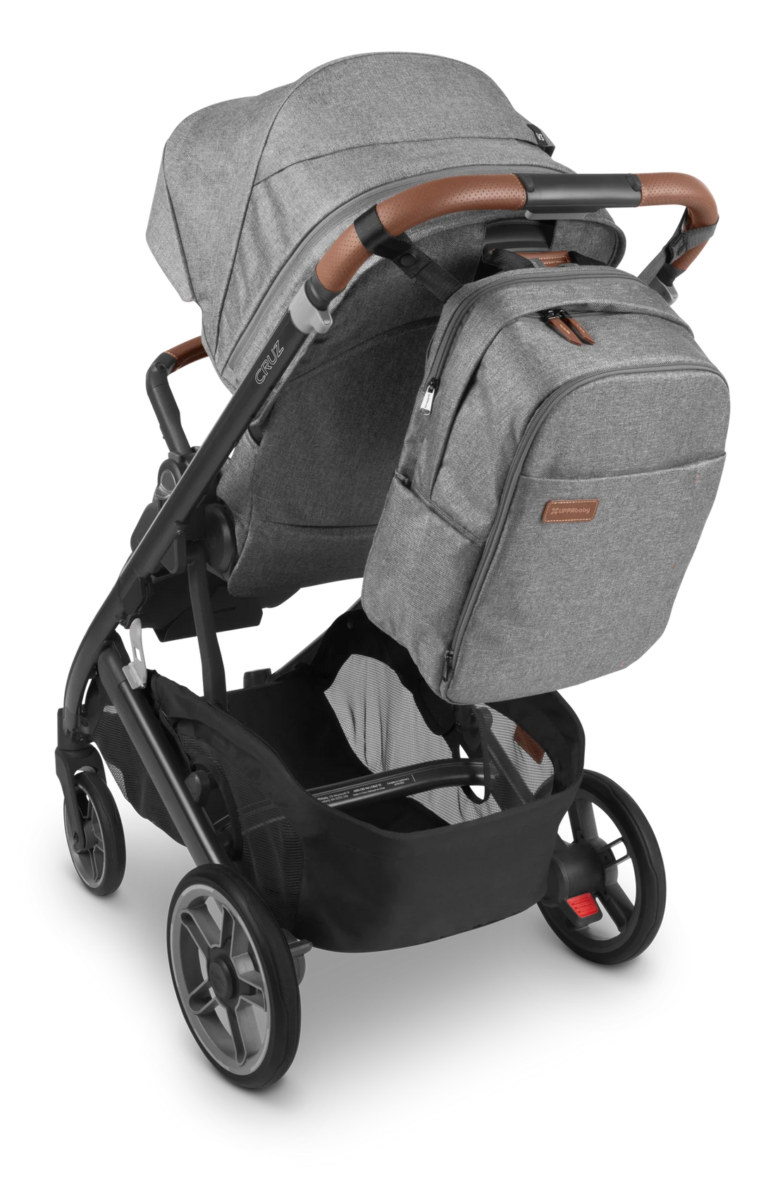 UPPAbaby Nappy Bag Pro - Greyson (grey melange/saddle leather)