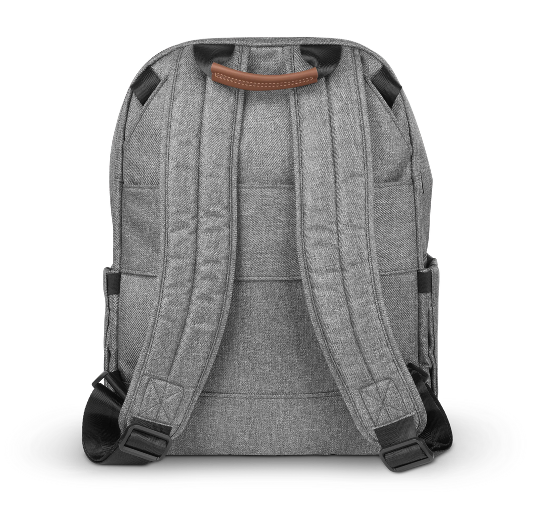 UPPAbaby Nappy Bag Pro - Greyson (grey melange/saddle leather)