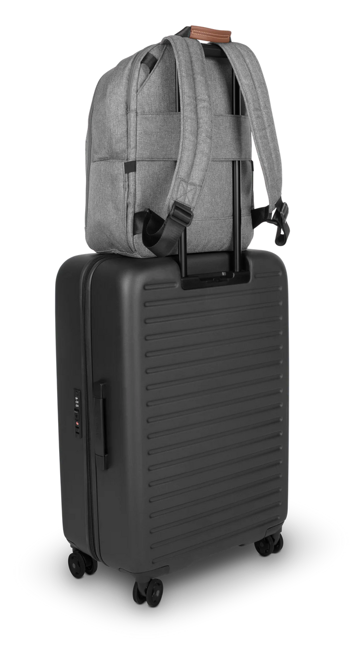 UPPAbaby Nappy Bag Pro - Greyson (grey melange/saddle leather)