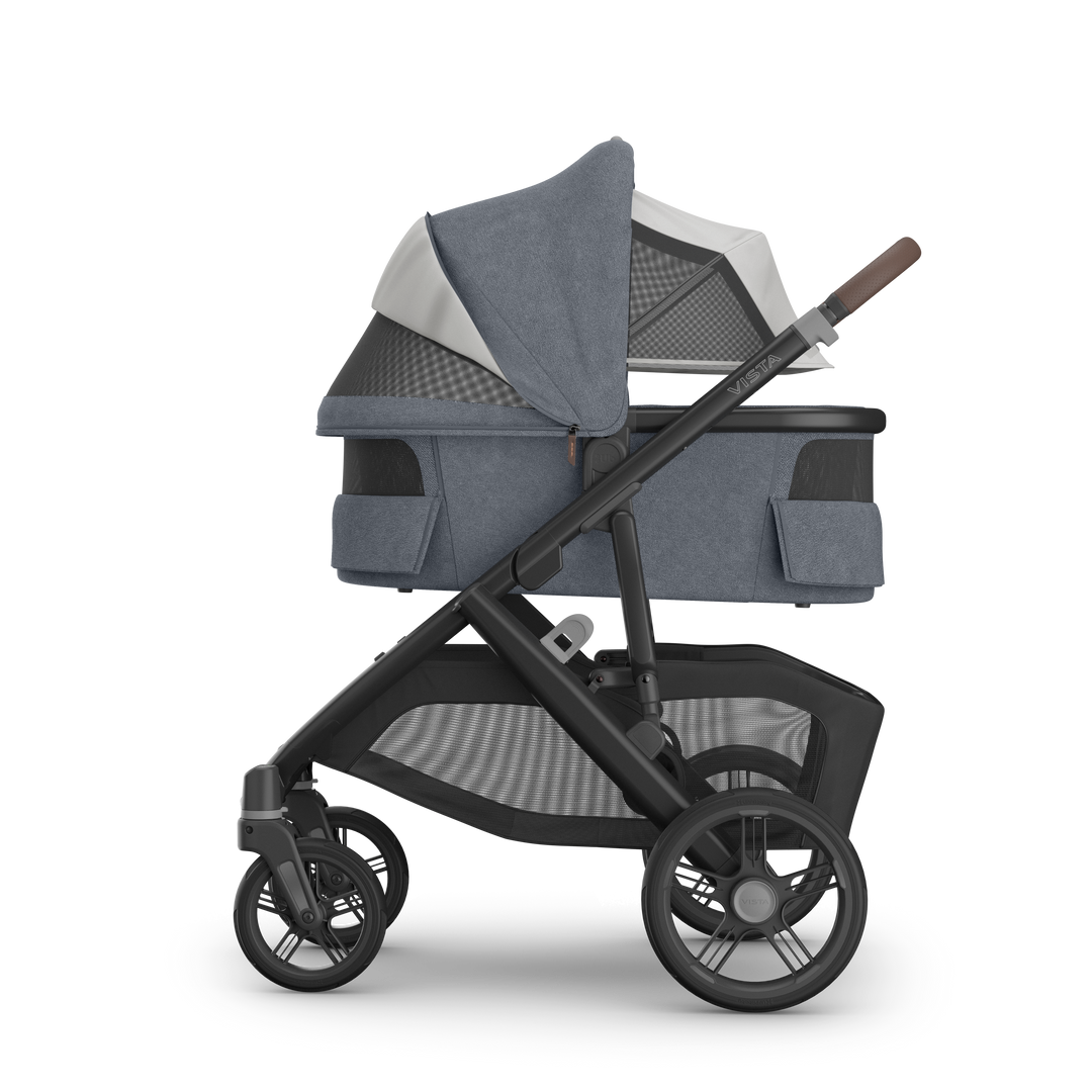 UPPAbaby VISTA V3 With Bassinet - Julian(Dusty Blue Melange)