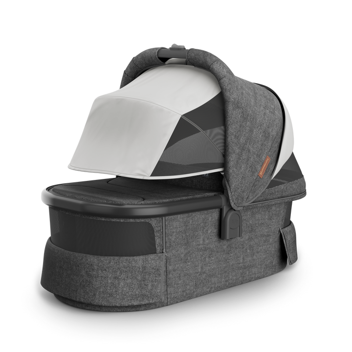 UPPAbaby V3 Bassinet - Charcoal Melange / Black (Greyson)