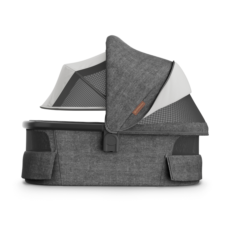 UPPAbaby V3 Bassinet - Charcoal Melange / Black (Greyson)