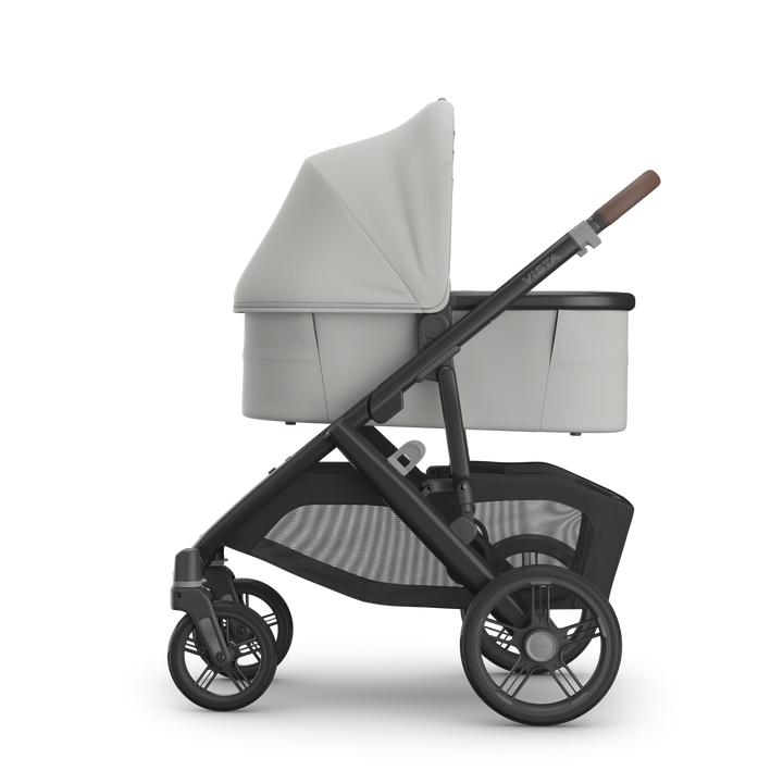 UPPAbaby VISTA V3 With Bassinet - Pearl Grey Jacquard/Carbon (Savannah)