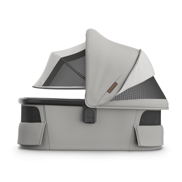 UPPAbaby V3 Bassinet - Pearl Grey Jacquard/Carbon Melange / Black (Savannah)