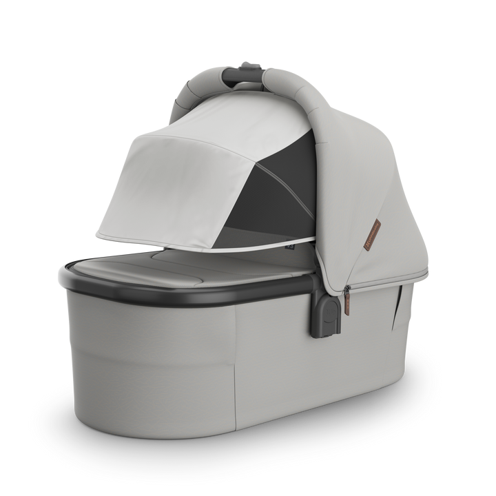 UPPAbaby V3 Bassinet - Pearl Grey Jacquard/Carbon Melange / Black (Savannah)