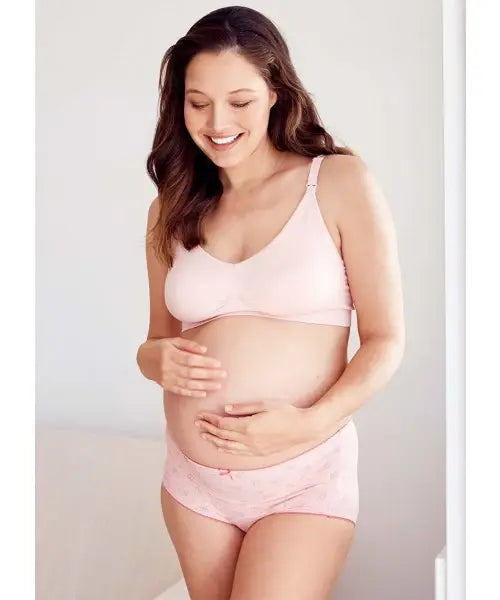 Mamaway Responsive Antibacterial Seamless Maternity & Nursing Bra - Pink
