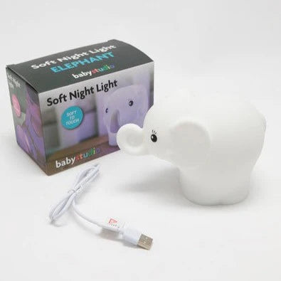 Baby Studio Soft Silicon Night Light - Elephant