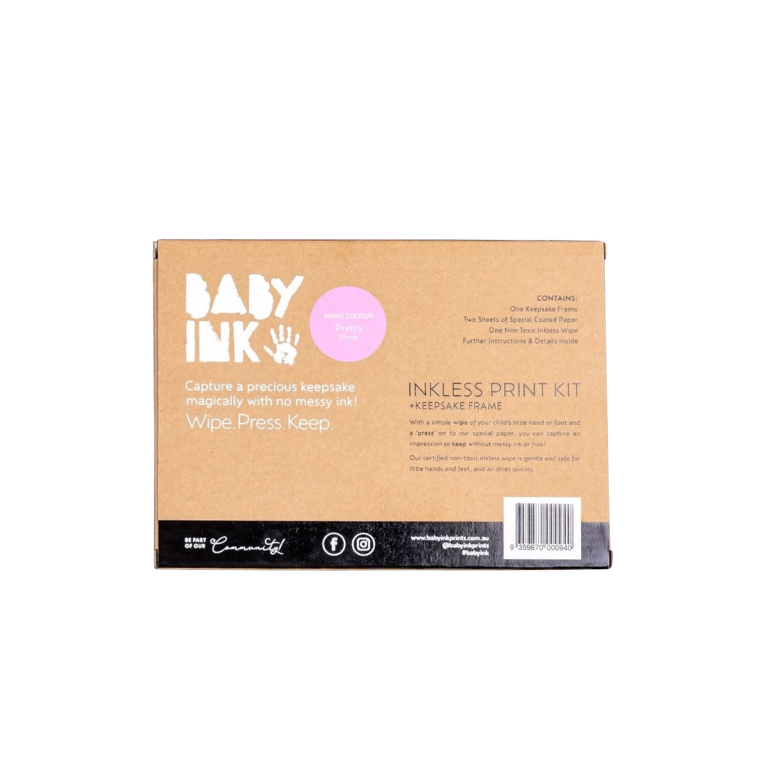 BABYink Ink-less Frame Kit - Pretty Pink