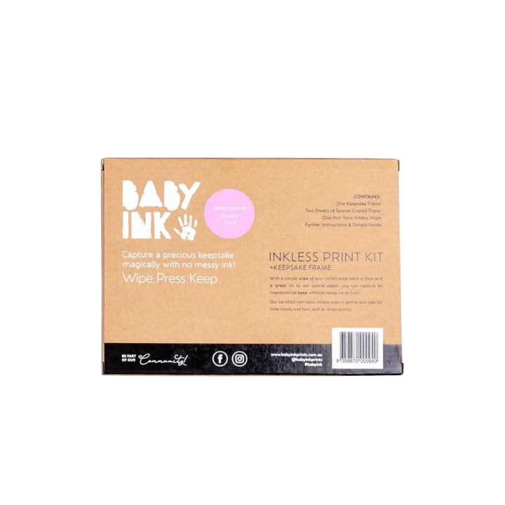 BABYink Ink-less Frame Kit - Pretty Pink