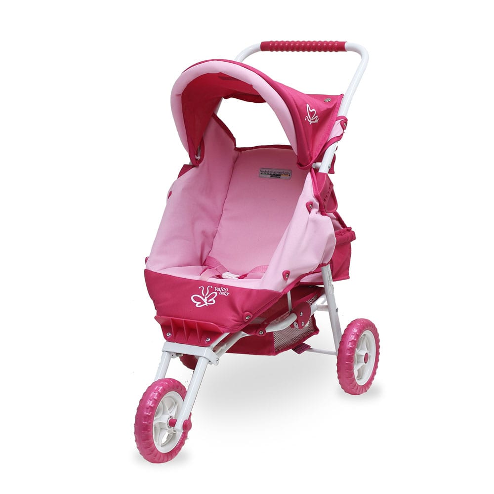 Valco Baby Mini Marathon with Toddler Seat Doll Stroller - Butterfly Pinkl(T9133)
