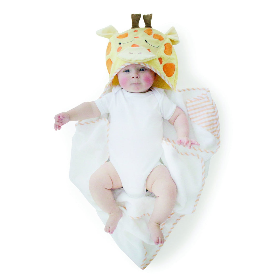 Aussie Animals Novelty Hooded Bath Towel Giraffe