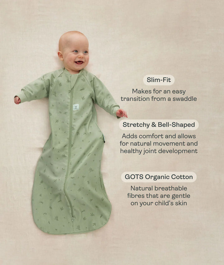 JERSEY SLEEPING BAG Long Sleeve 1.0TOG - Willow