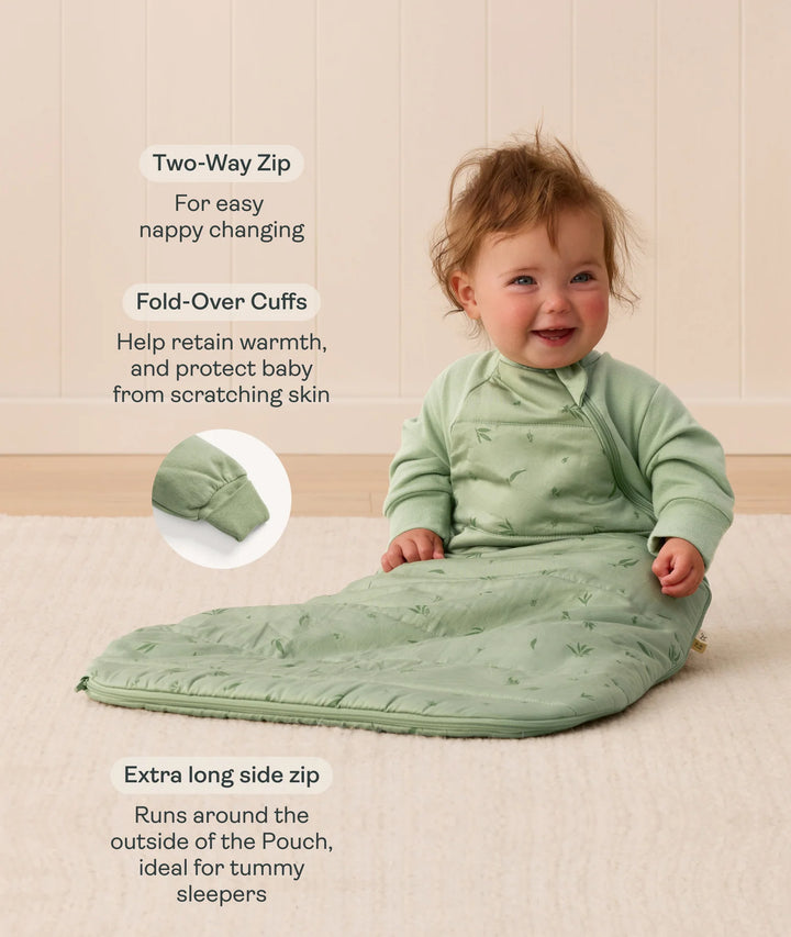 ergoPouch Side Zip Sheeting Bag 2.5Tog - Daisies