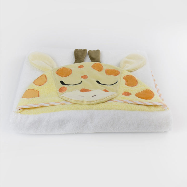Aussie Animals Novelty Hooded Bath Towel Giraffe