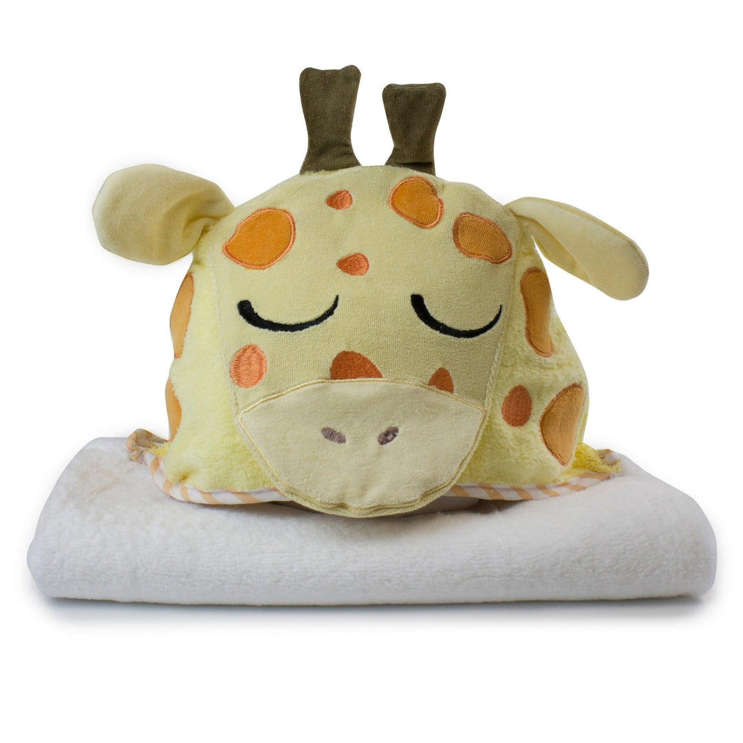 Aussie Animals Novelty Hooded Bath Towel Giraffe