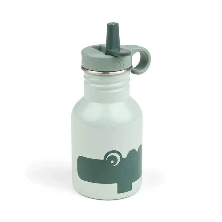 Done by deer Metal Bottle Croco Green
