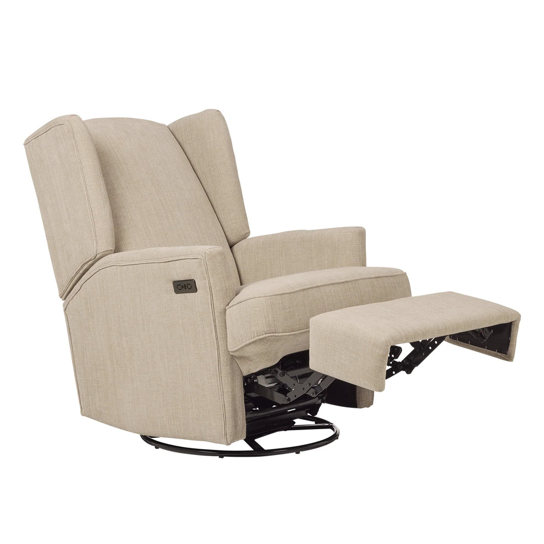 Il Tutto Chelsea Electric Recliner Glider Chair with USB Latté