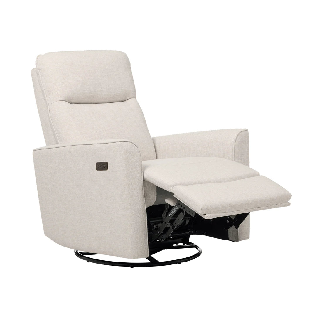iL Tutto Felix Electric Recliner Glider Chair with USB in Eggshell