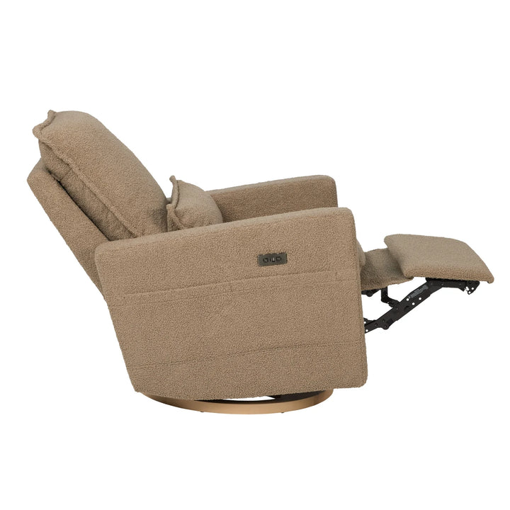 Il Tutto Frankie Electric Recliner/Glider Chair - Mocha Teddy