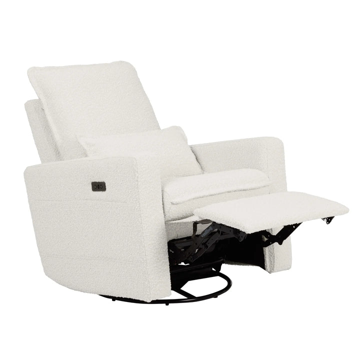 Il Tutto Frankie Electric Recliner Glider Nursery Chair in Vanilla Bouclé