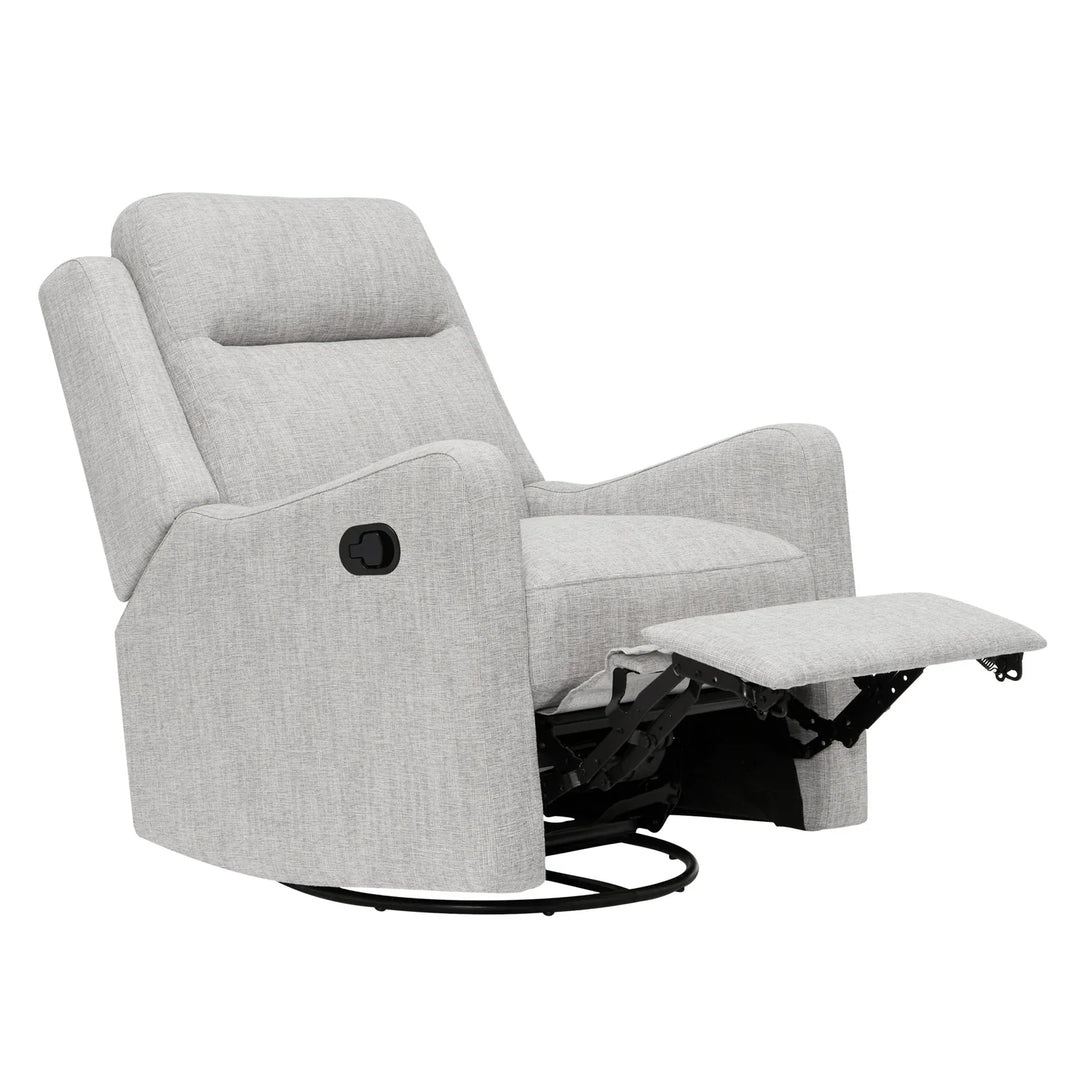 Il Tutto Henry Recliner Glider Chair in Pure Grey