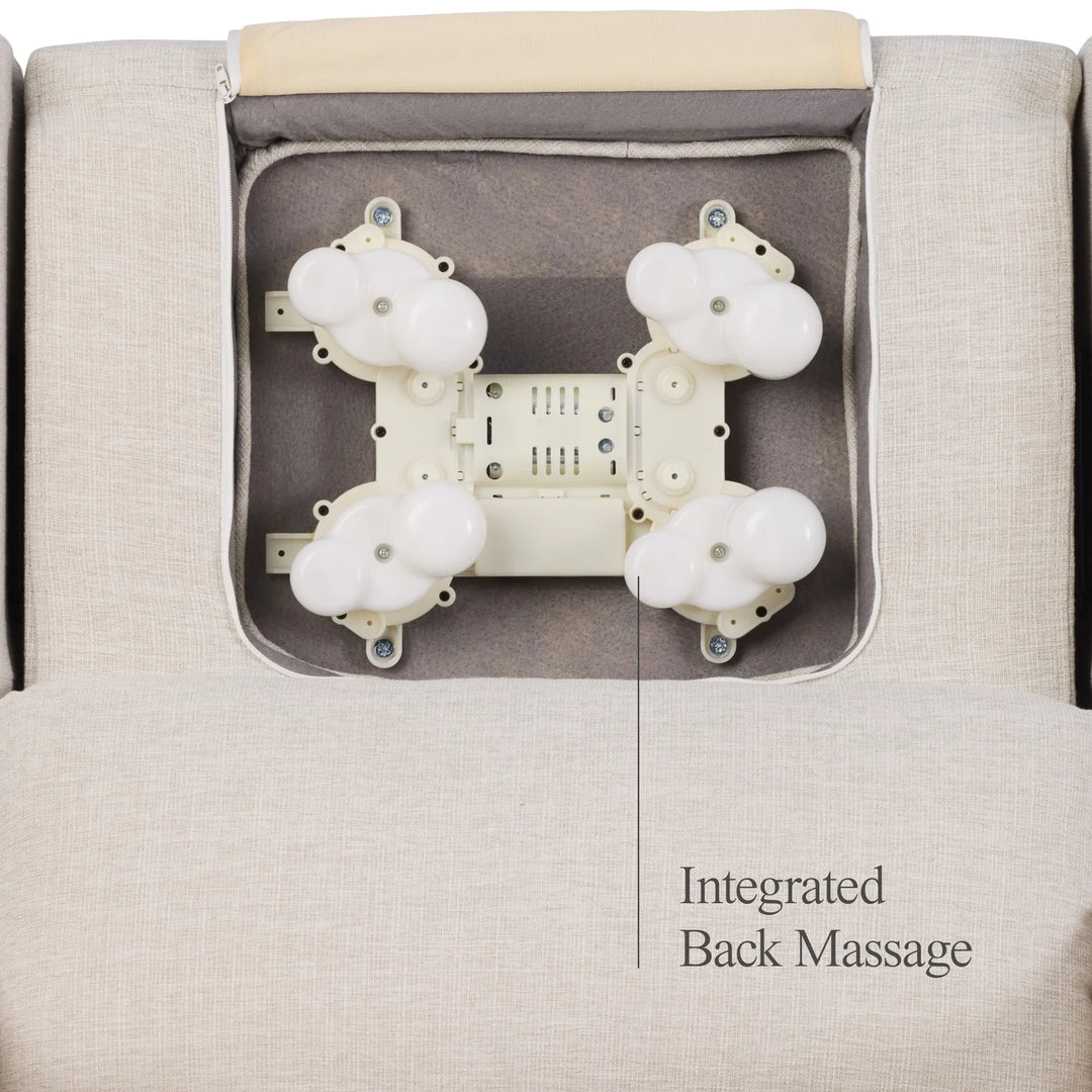 Il Tutto Henry Plus Massage & Heat Nursing Chair in Eggshell