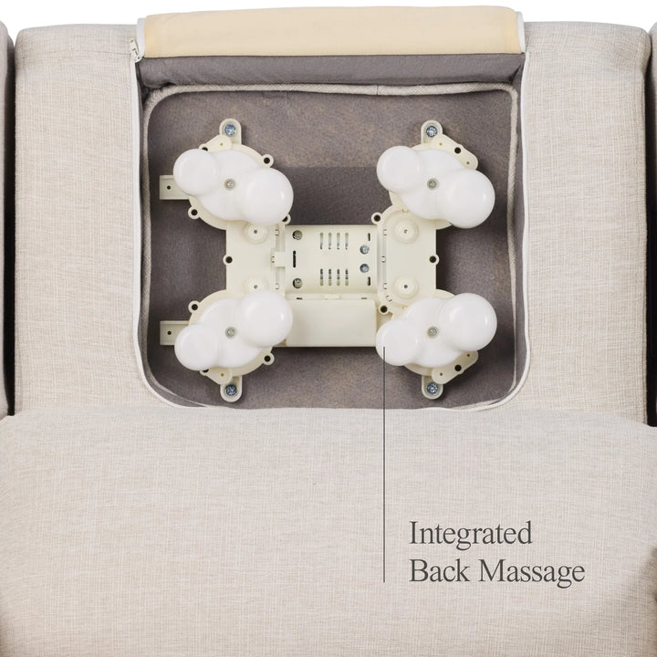 Il Tutto Henry Plus Massage & Heat Nursing Chair in Eggshell