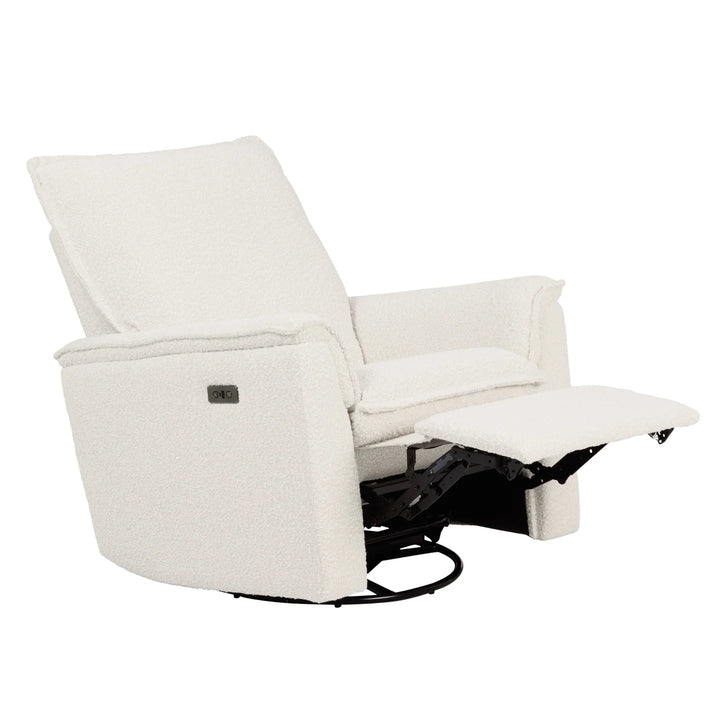 Il Tutto Louie Electric Recliner Glider Nursery Chair in Vanilla Bouclé