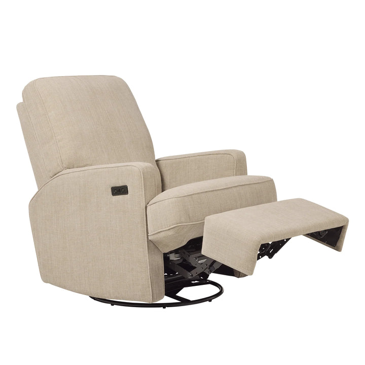 Il Tutto Quinn Electric Recliner Glider Chair with USB in Latté