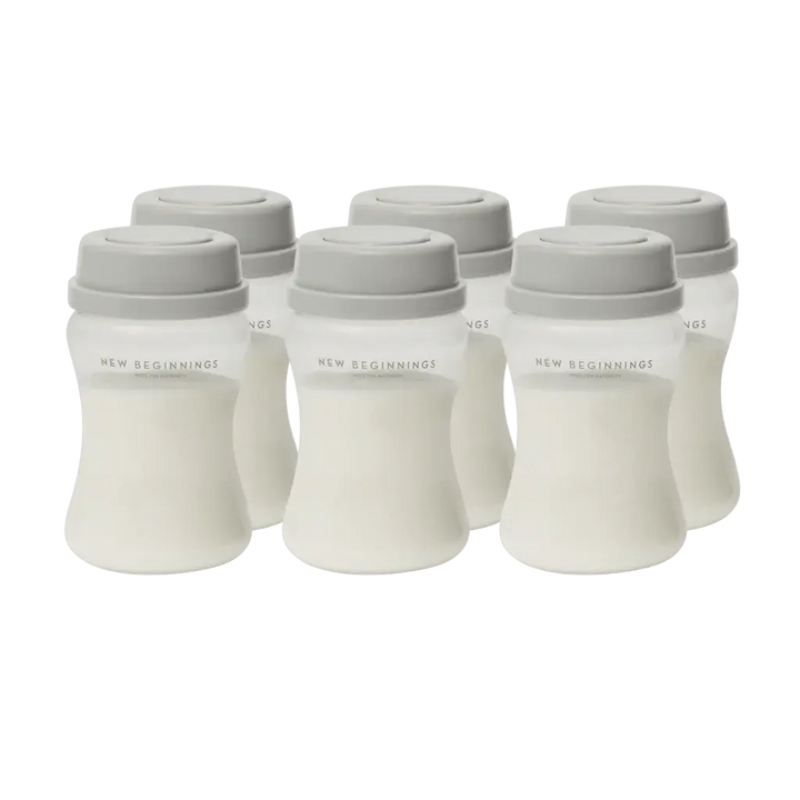 New Beginnings Breast Milk Storage Bottle 180ML (6pk)