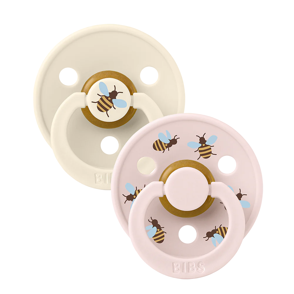 BIBS Studio Colour 2 pack Bumblebee Ivory/Petal