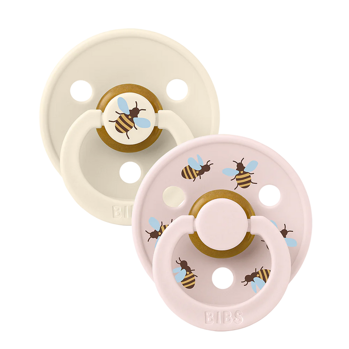 BIBS Studio Colour 2 pack Bumblebee Ivory/Petal