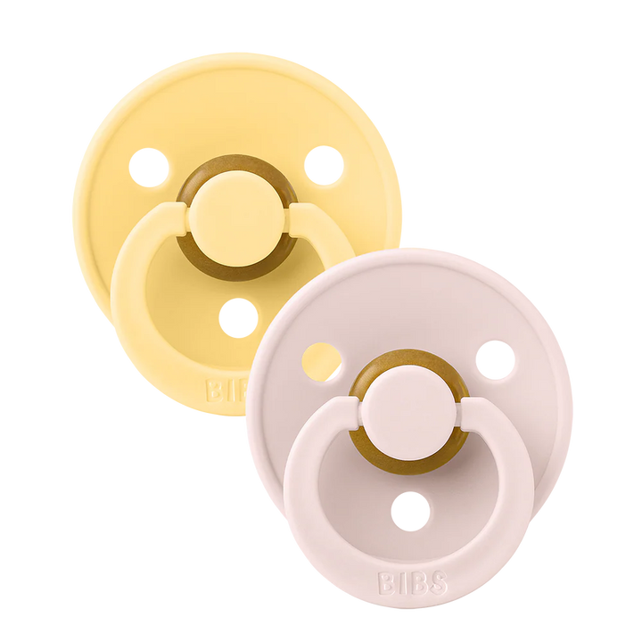BIBS Colour Double Pack- Butter/Petal