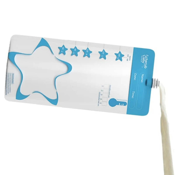 Cherub Baby THERMOSENSOR RE-USABLE BREAST MILK STORAGE BAGS 50 USES / 10 PACK