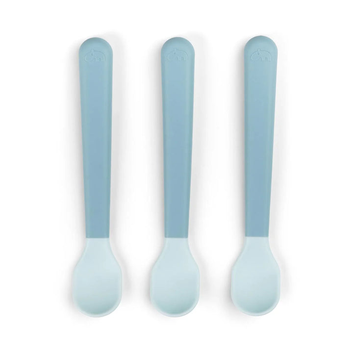 Done by Deer Foodie Easy-Grip Spoon 3 pack - Blue